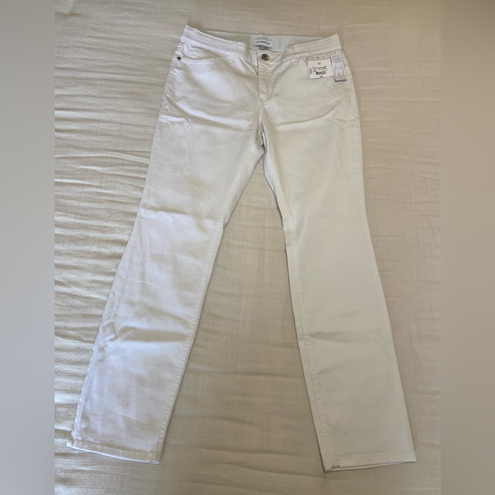 Liz Claiborne white skinny jeans